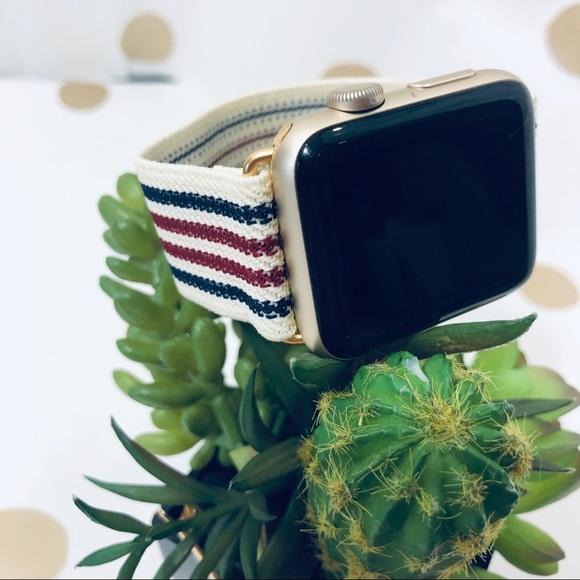 {BELLE} Apple Watch Band / elastic striped - Picture 3 of 8